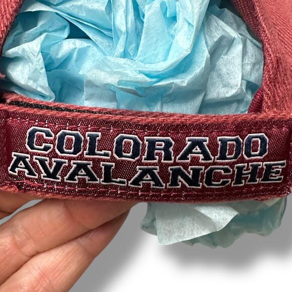 NHL Colorado Avalanche Baseball Hat Logo Athletic Embroidered Hockey One Size - Picture 7 of 8